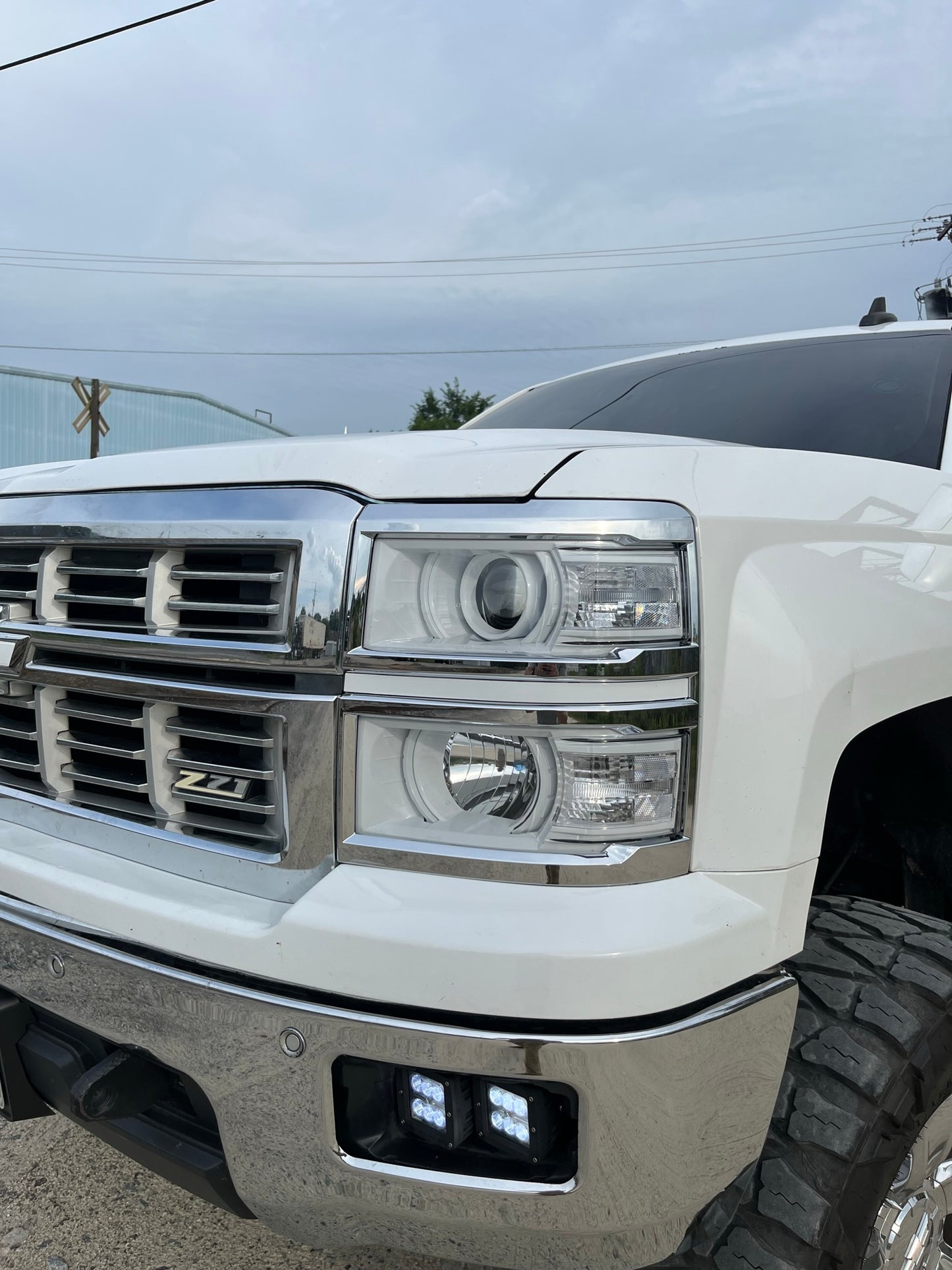 Color matched Silverado