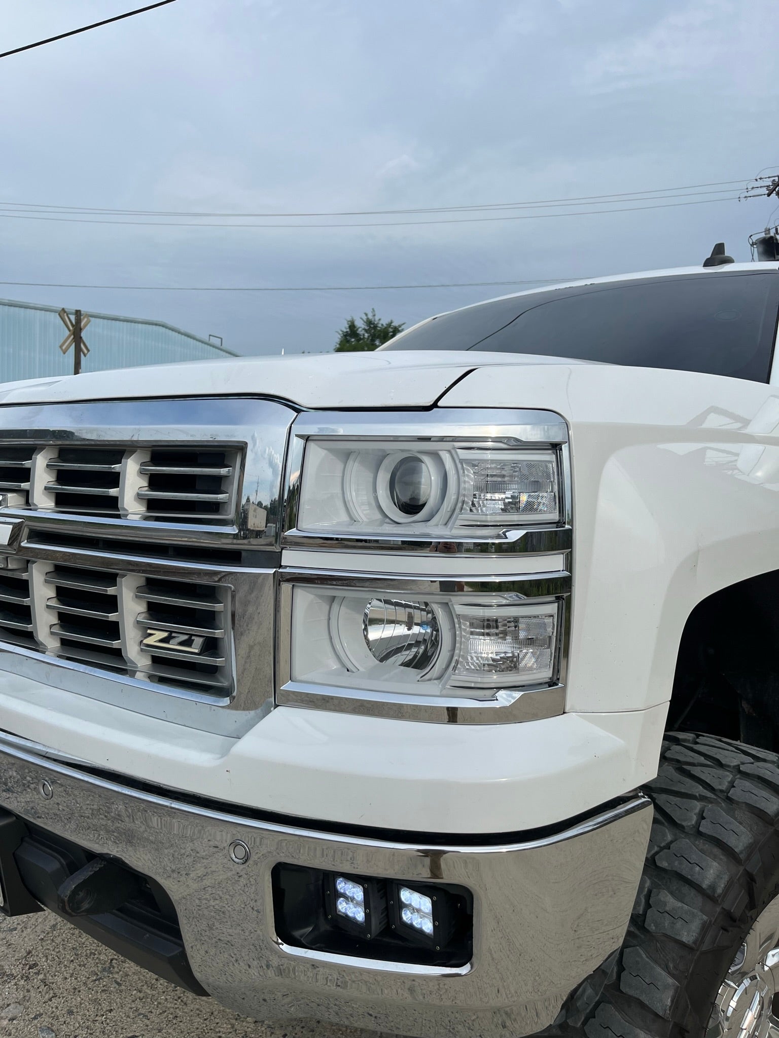 Color matched Silverado