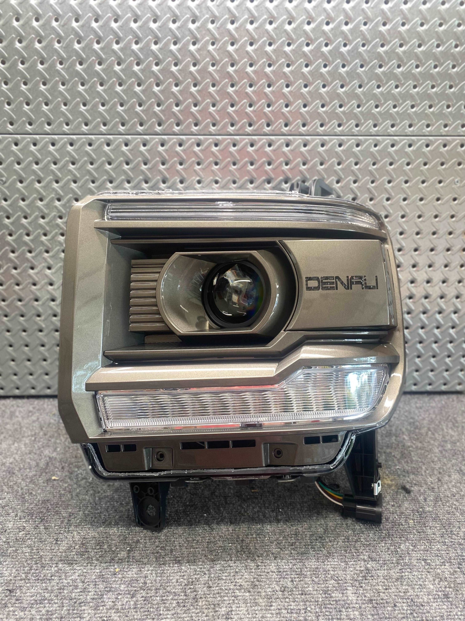 Paint matched Sierra headlights