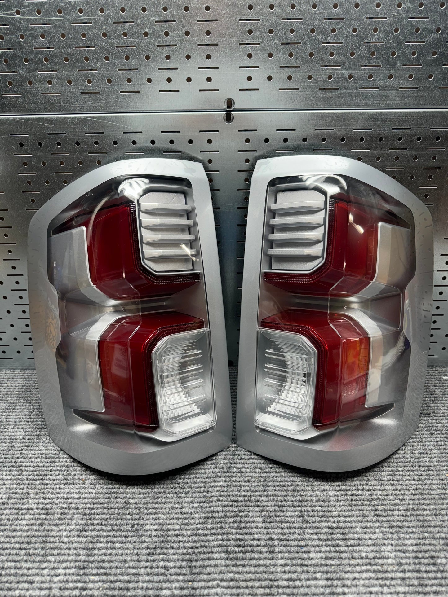 Color matched Silverado tail lights