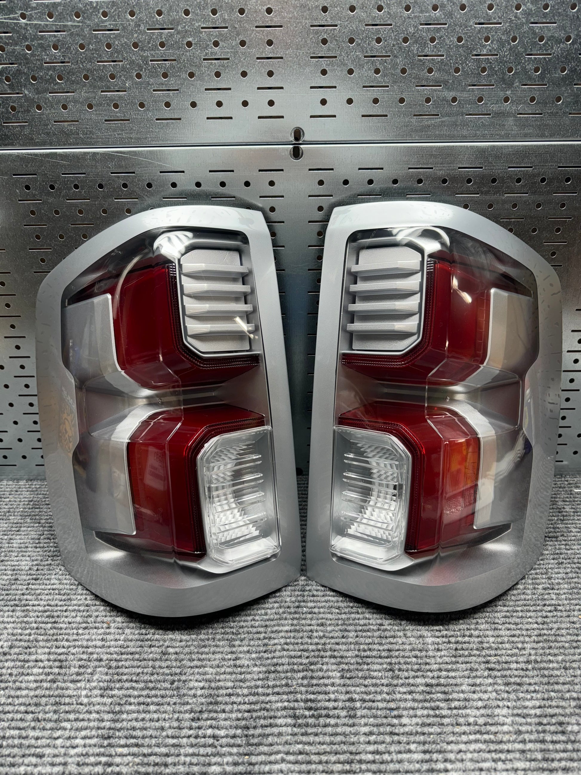 Color matched Silverado tail lights