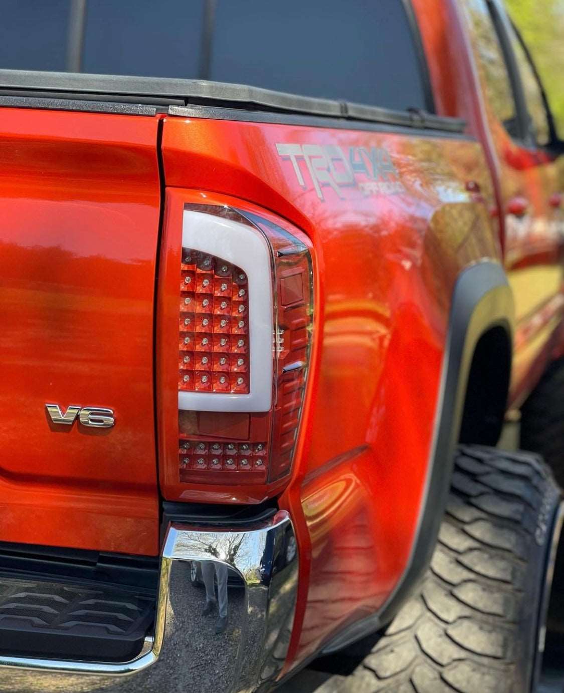 Colormatched Tacoma tail lights