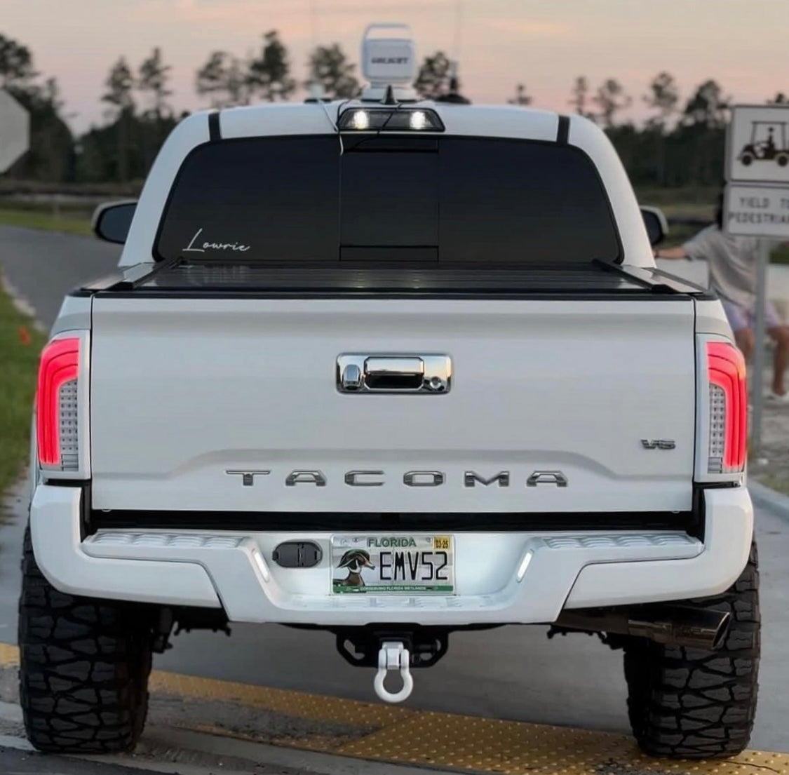 Colormatched Tacoma tail lights