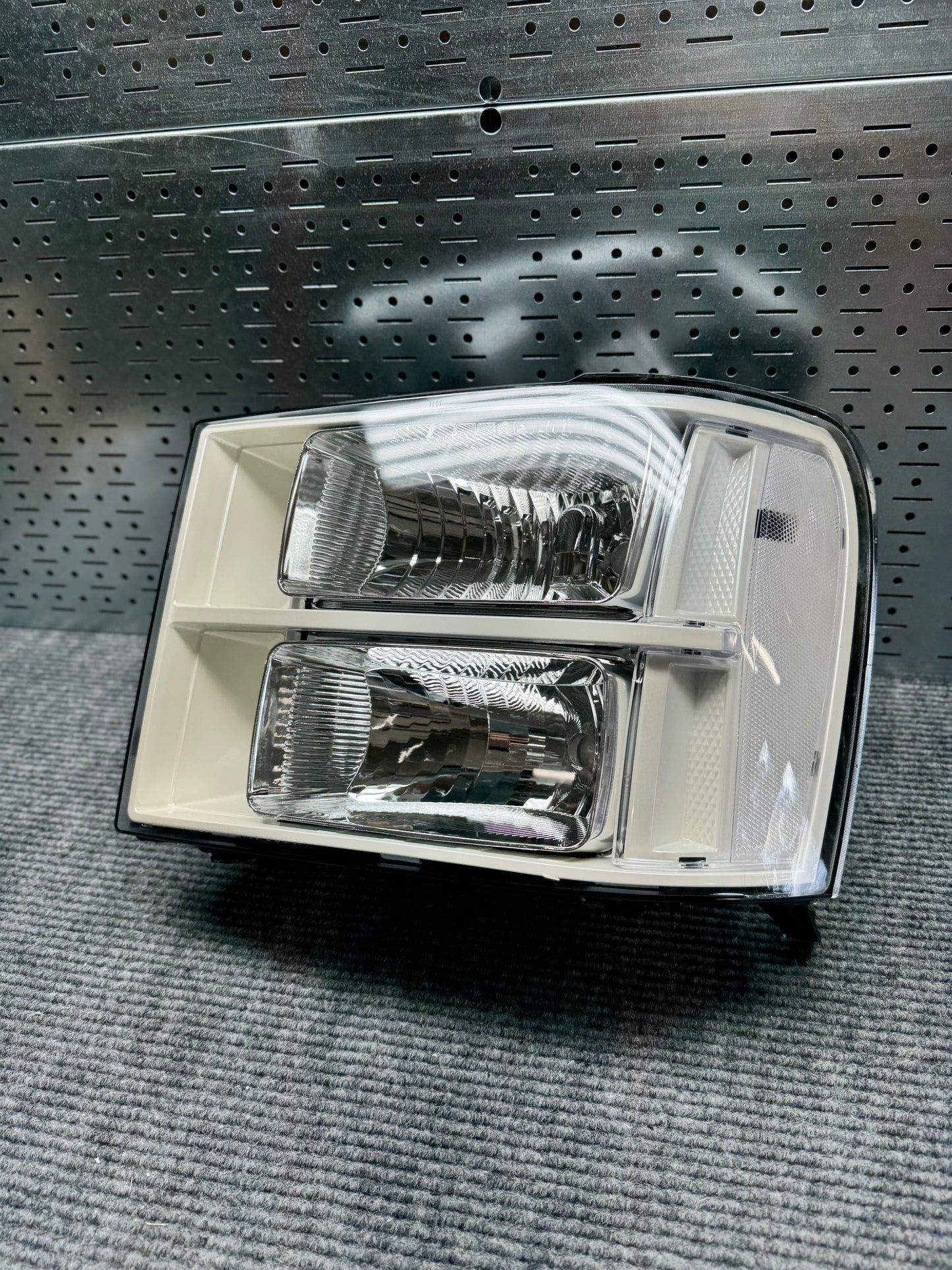 Color matched Sierra headlights