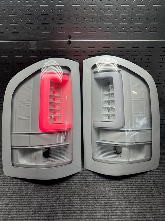 Color matched Silverado tail lights 