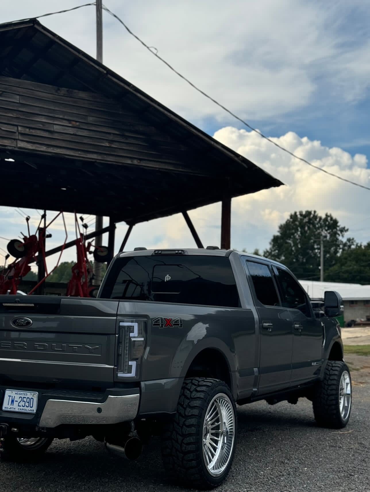 Color matched f250 tail lights 