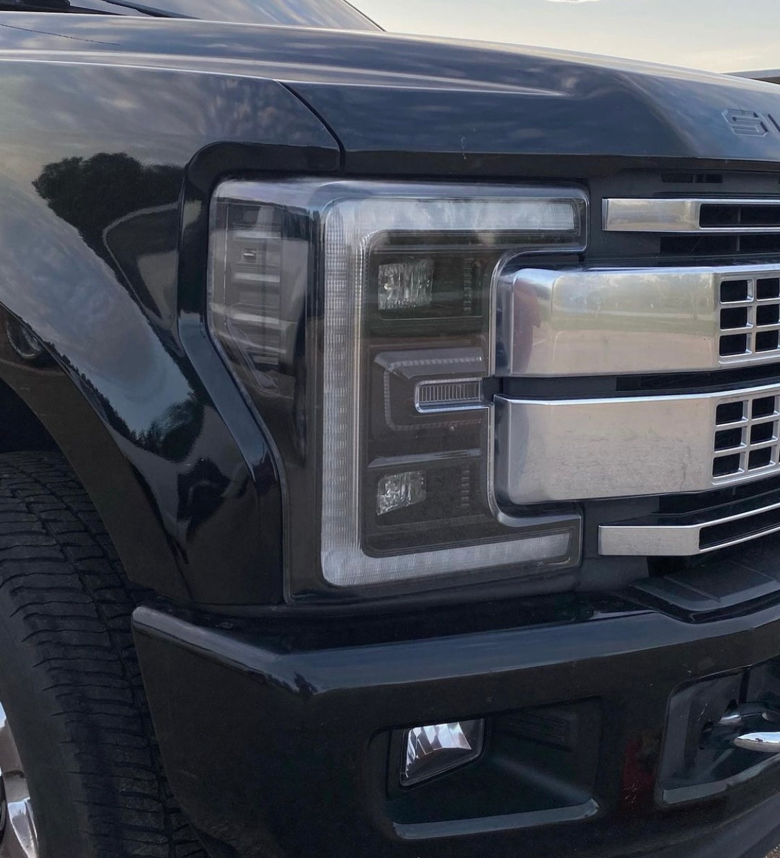 2017-2019 SuperDuty Colormatched Headlights