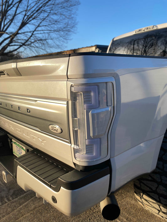 Colormatched f250 tail lights