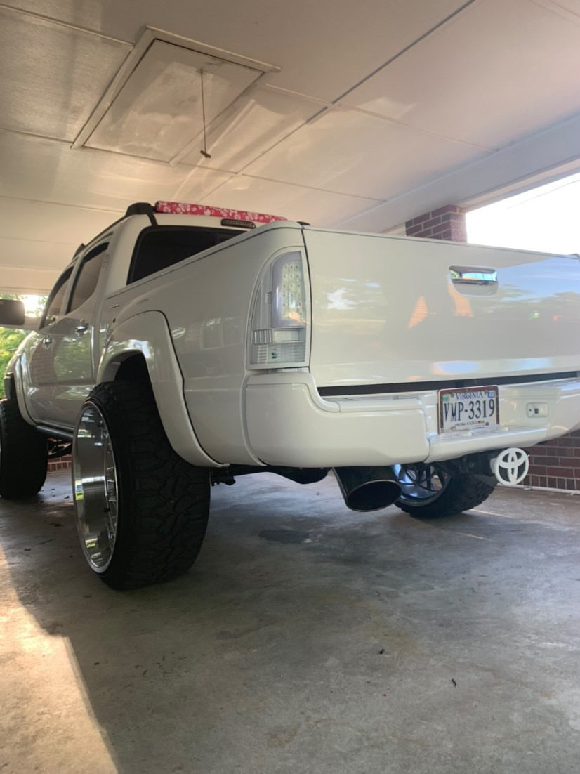 Custom color matched Tacoma tail lights 