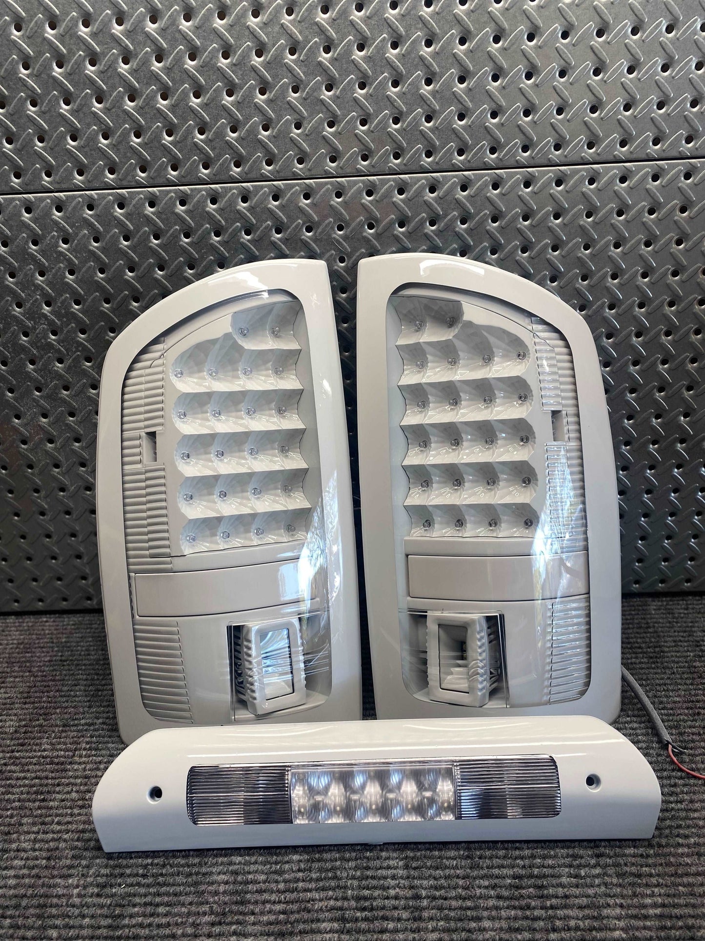 White ram tail lights