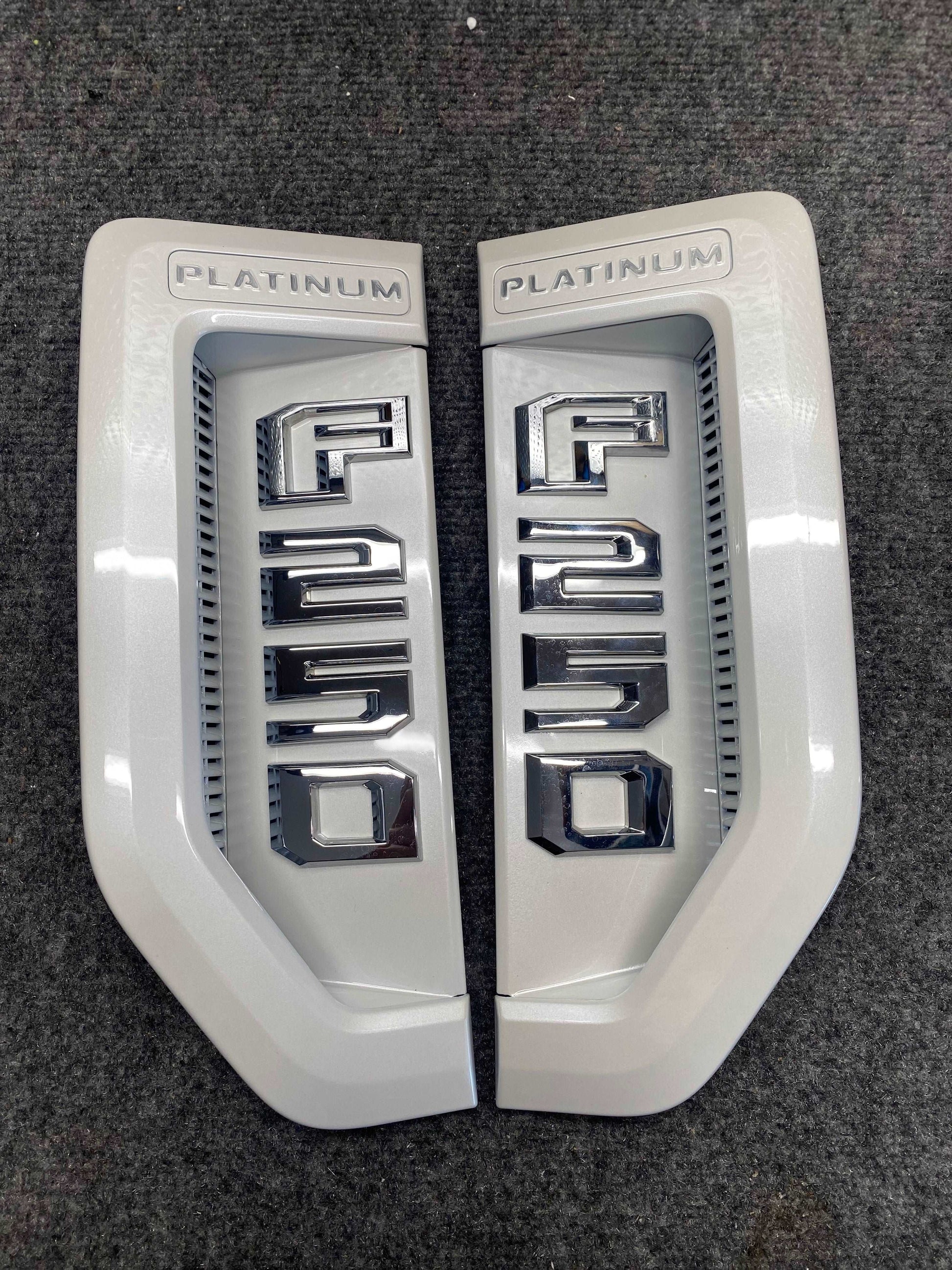 2017-2022 SuperDuty Colormatched Fender Badges