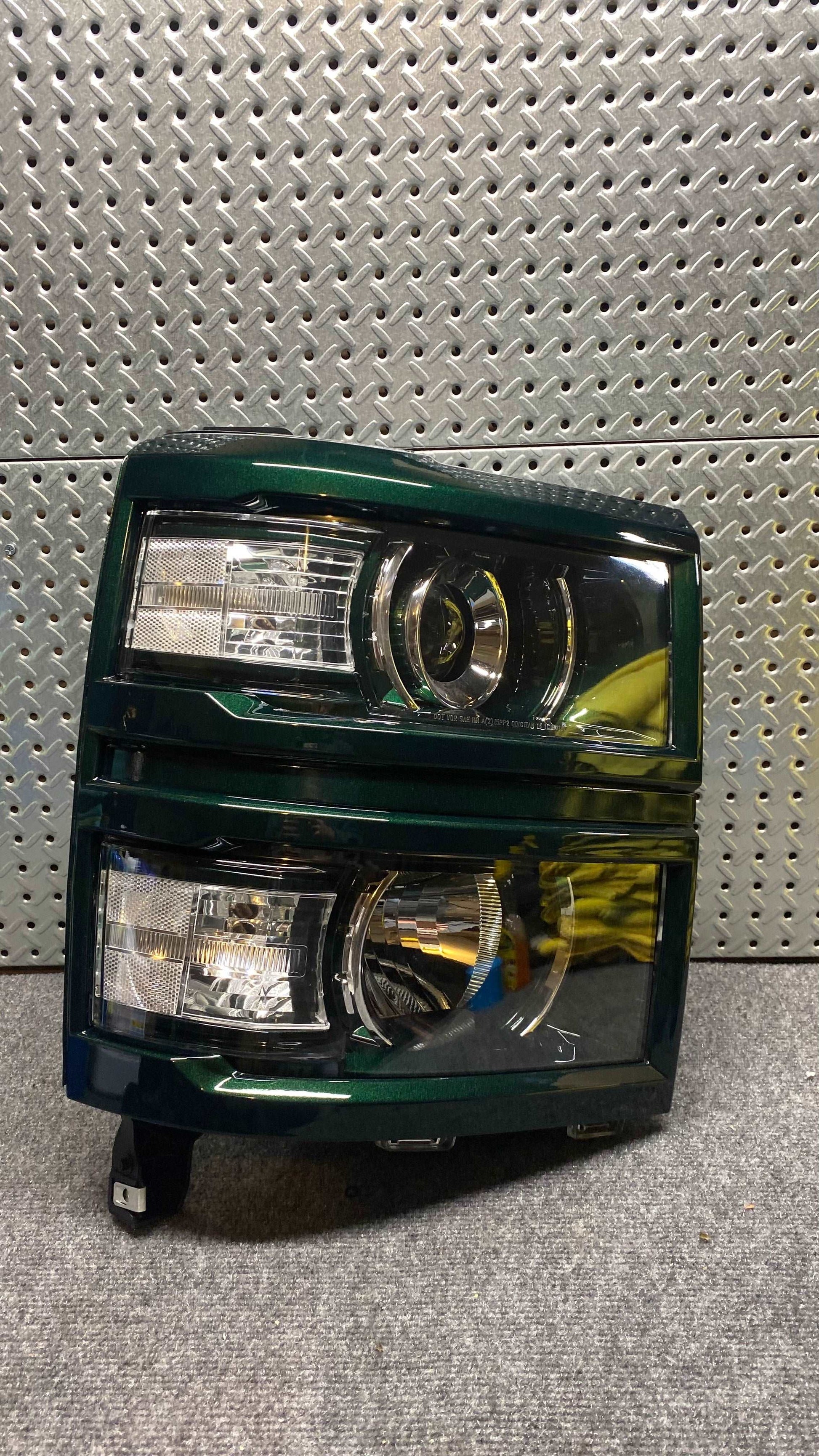 Custom Silverado headlights 