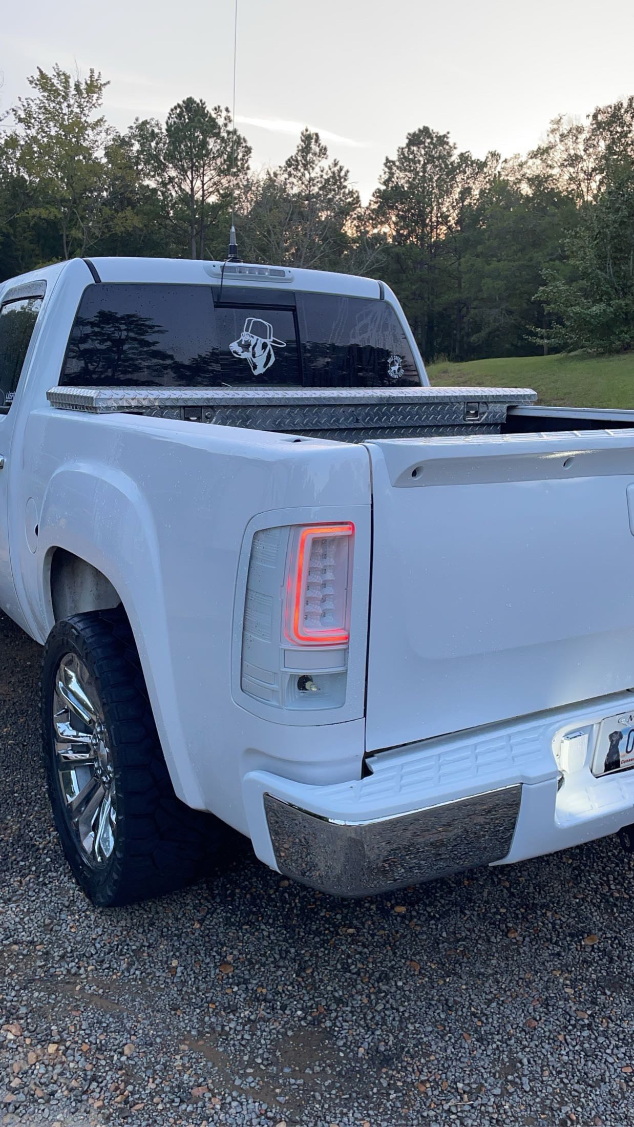 Colormatched Sierra tail lights