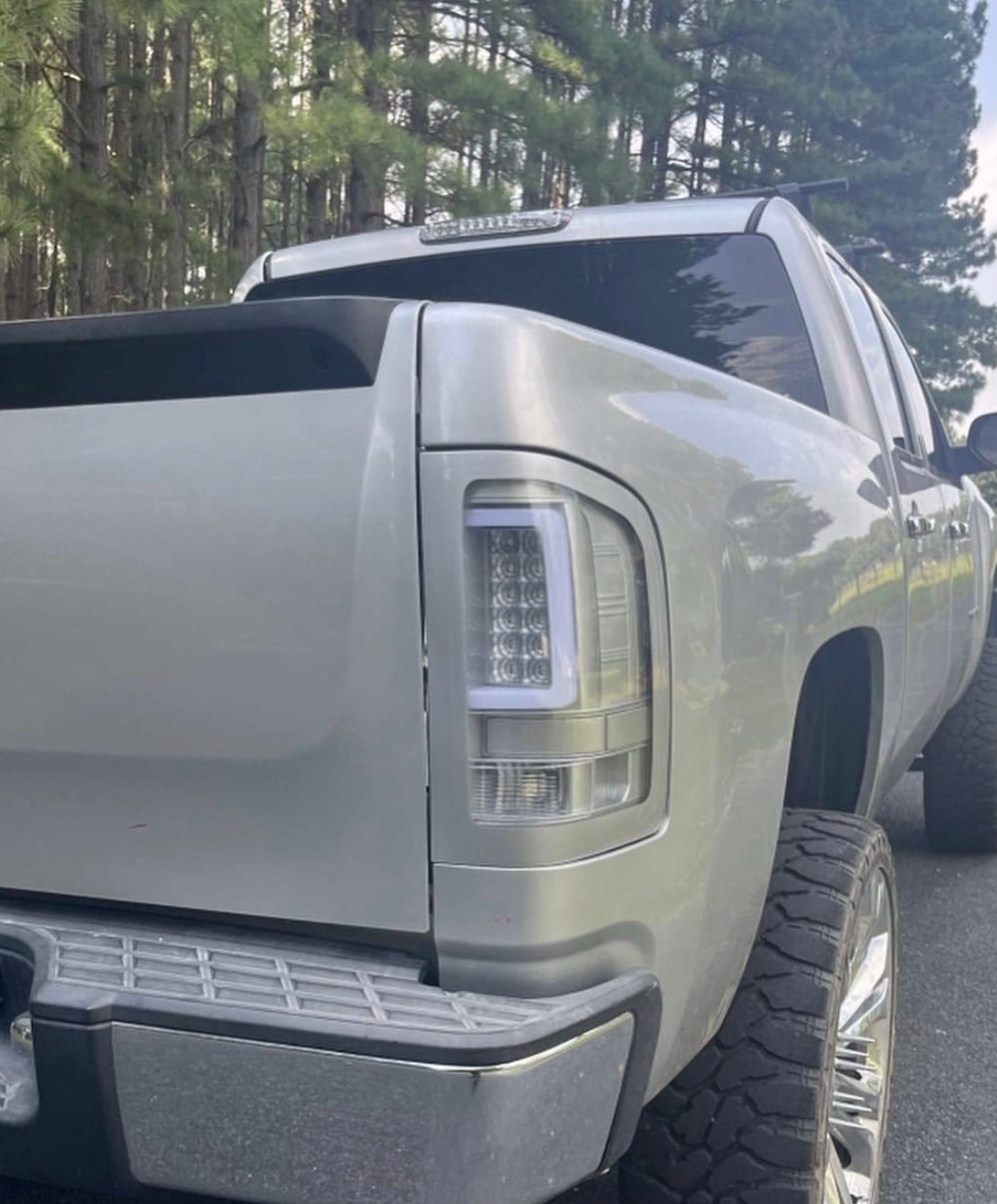 Color matched 2012 Silverado tail lights 