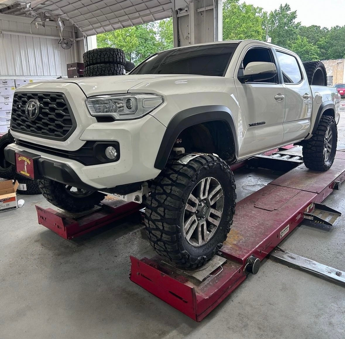 Color matched Tacoma headlights