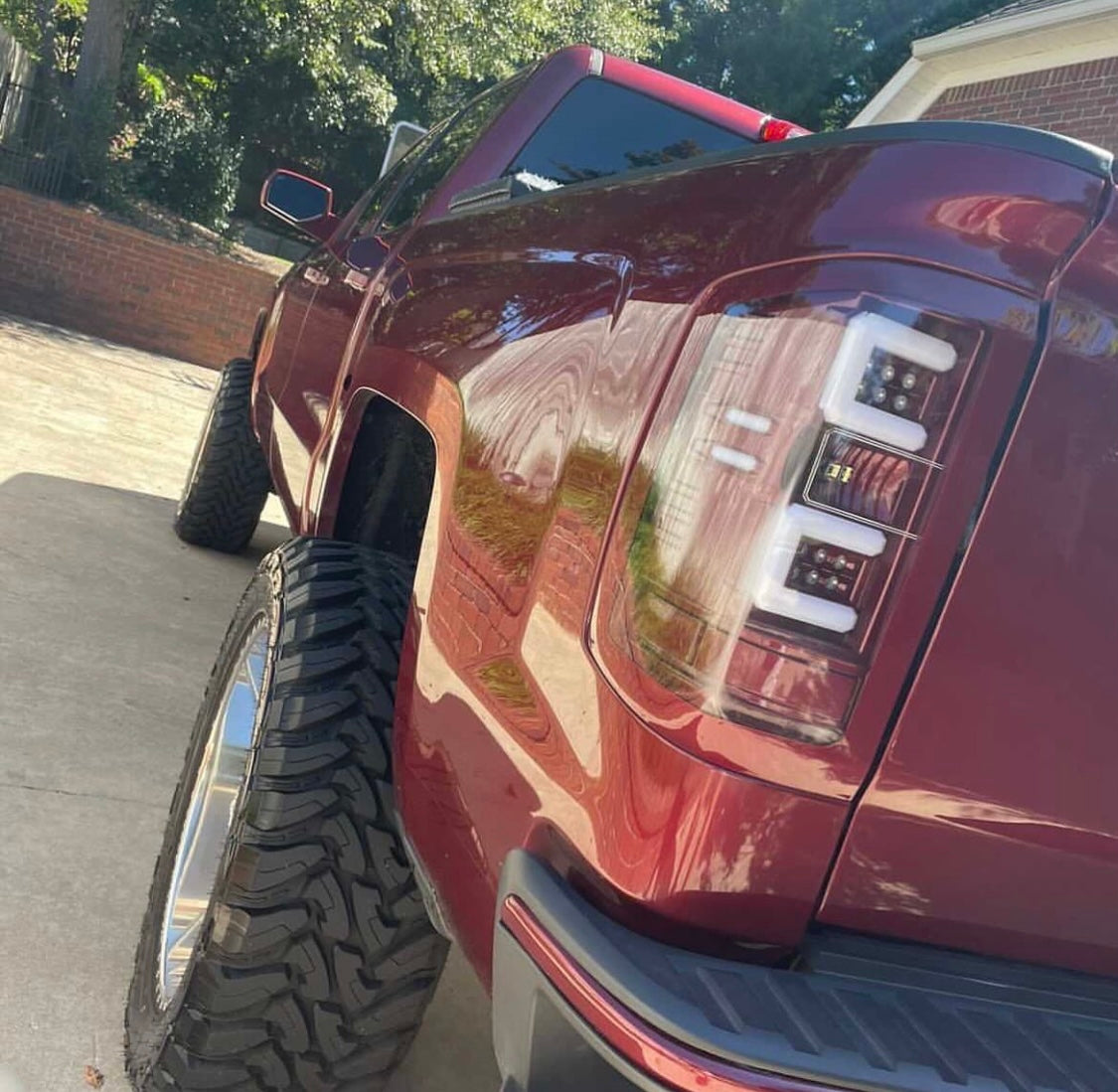 2015 color matched Silverado tail lights