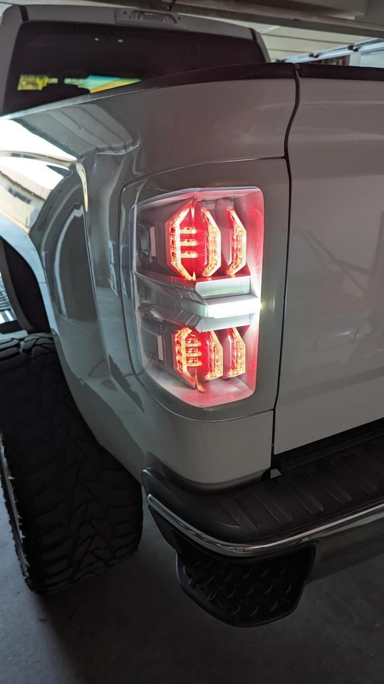 2015 Silverado white tail lights