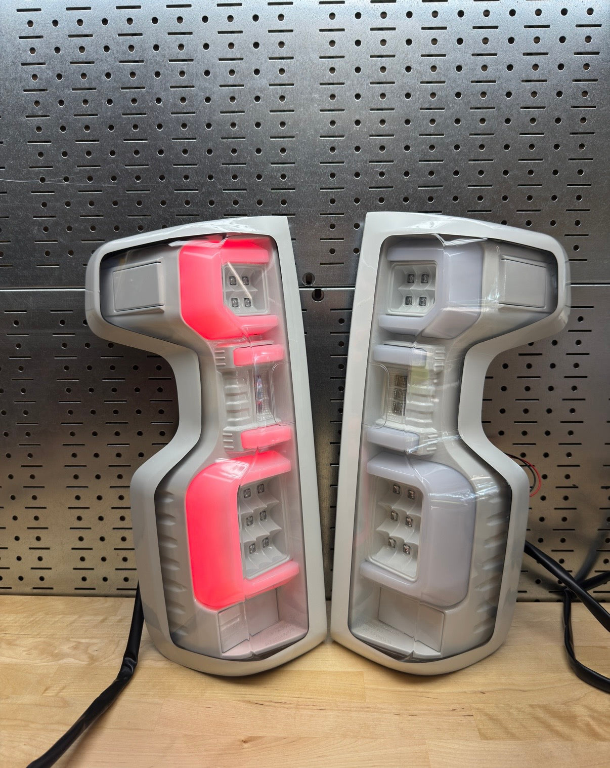 Color matched Silverado tail lights