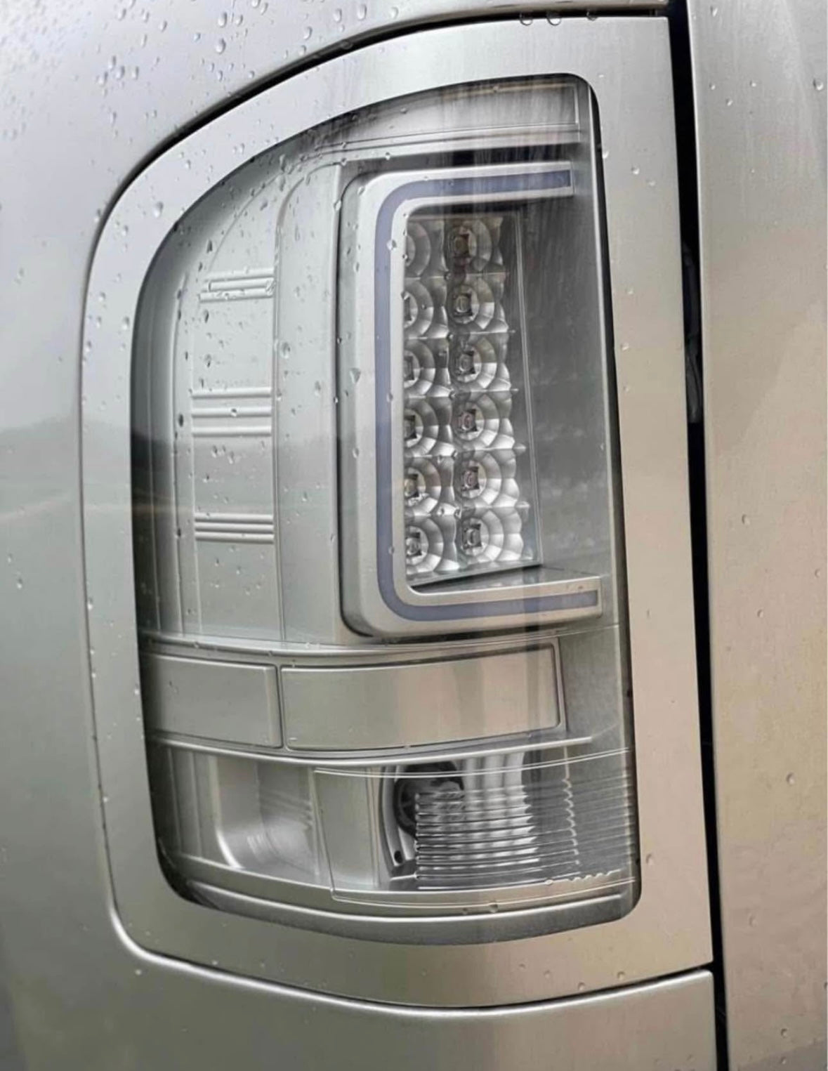 Color matched tail lights