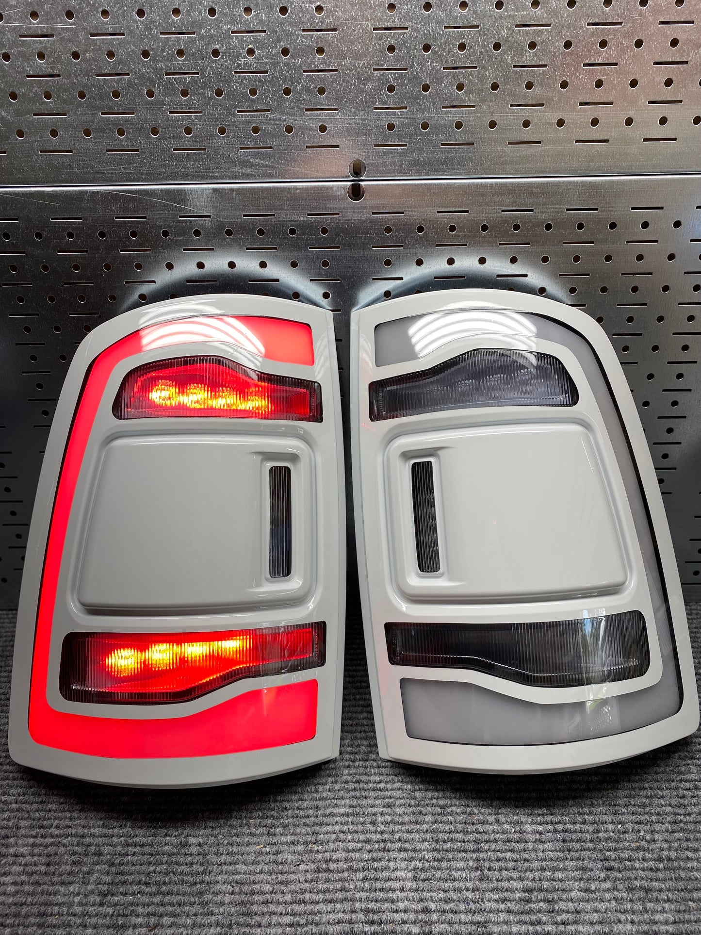 Color matched tail lights