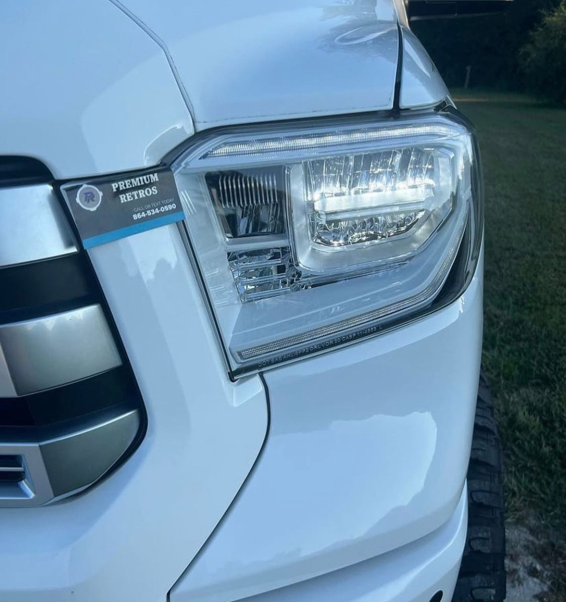 2015-2021 Color Matched Tundra Headlights