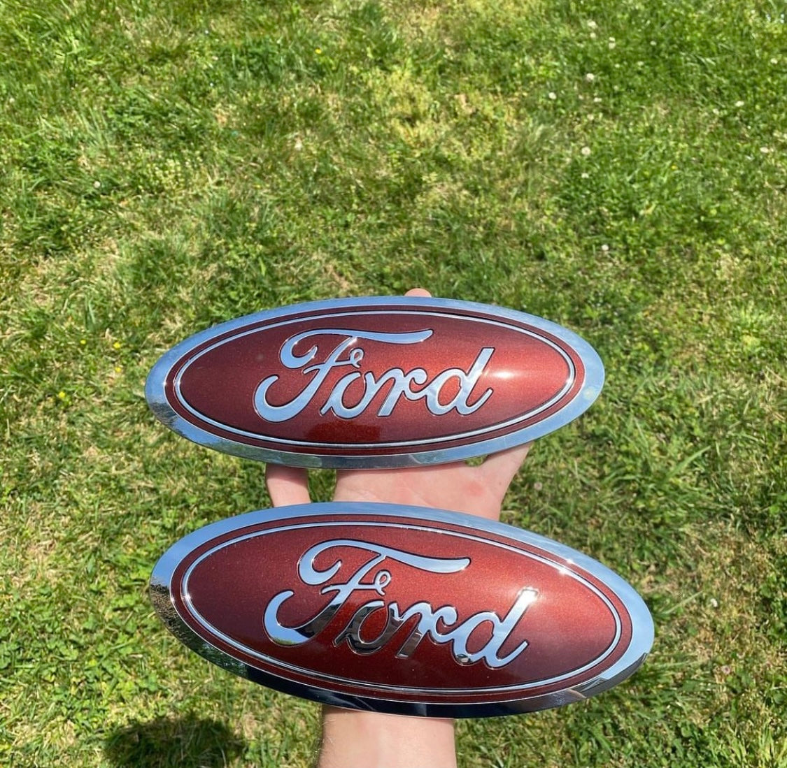 Painted ford logo