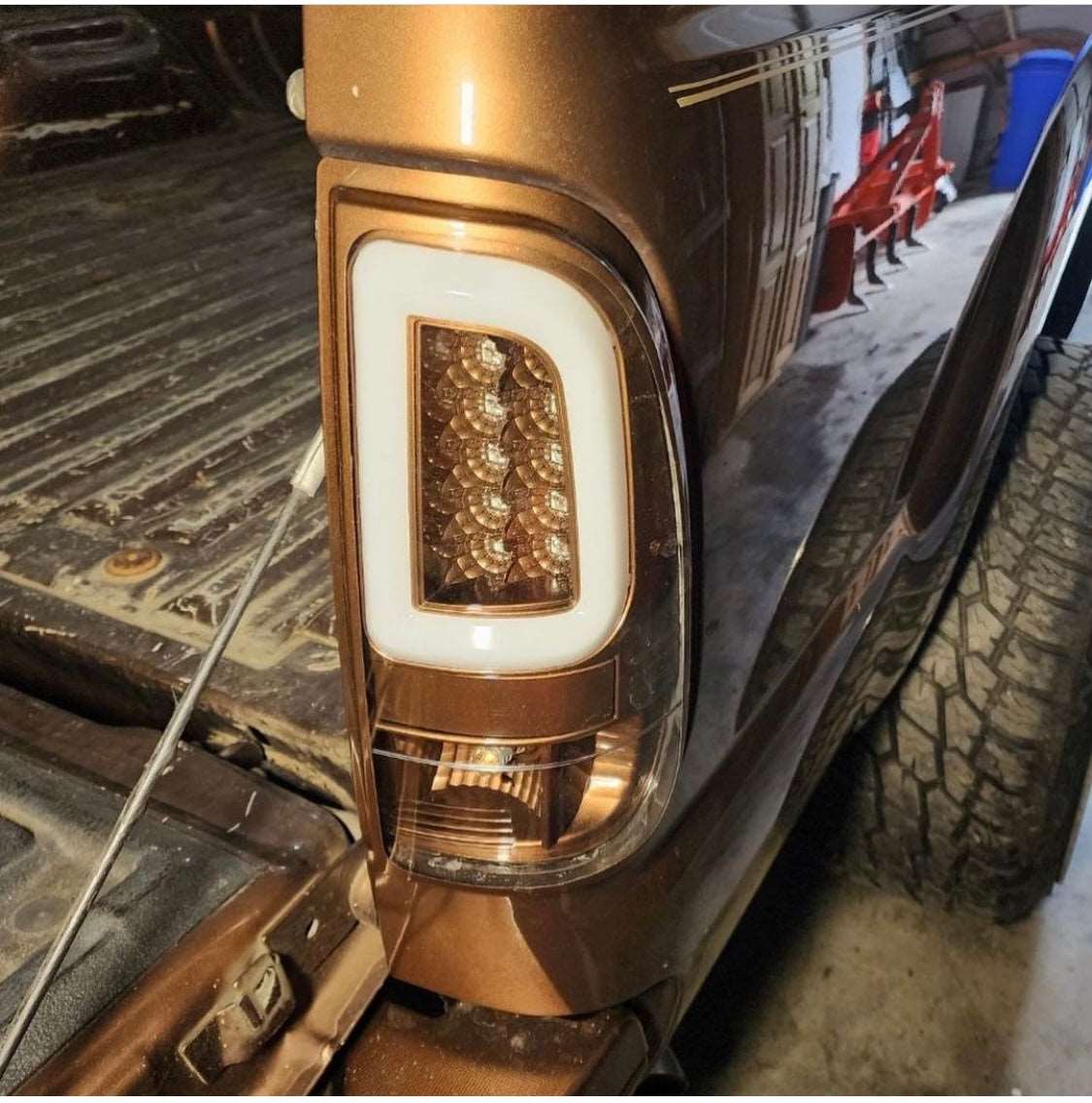 Paint matched F250 tail lights