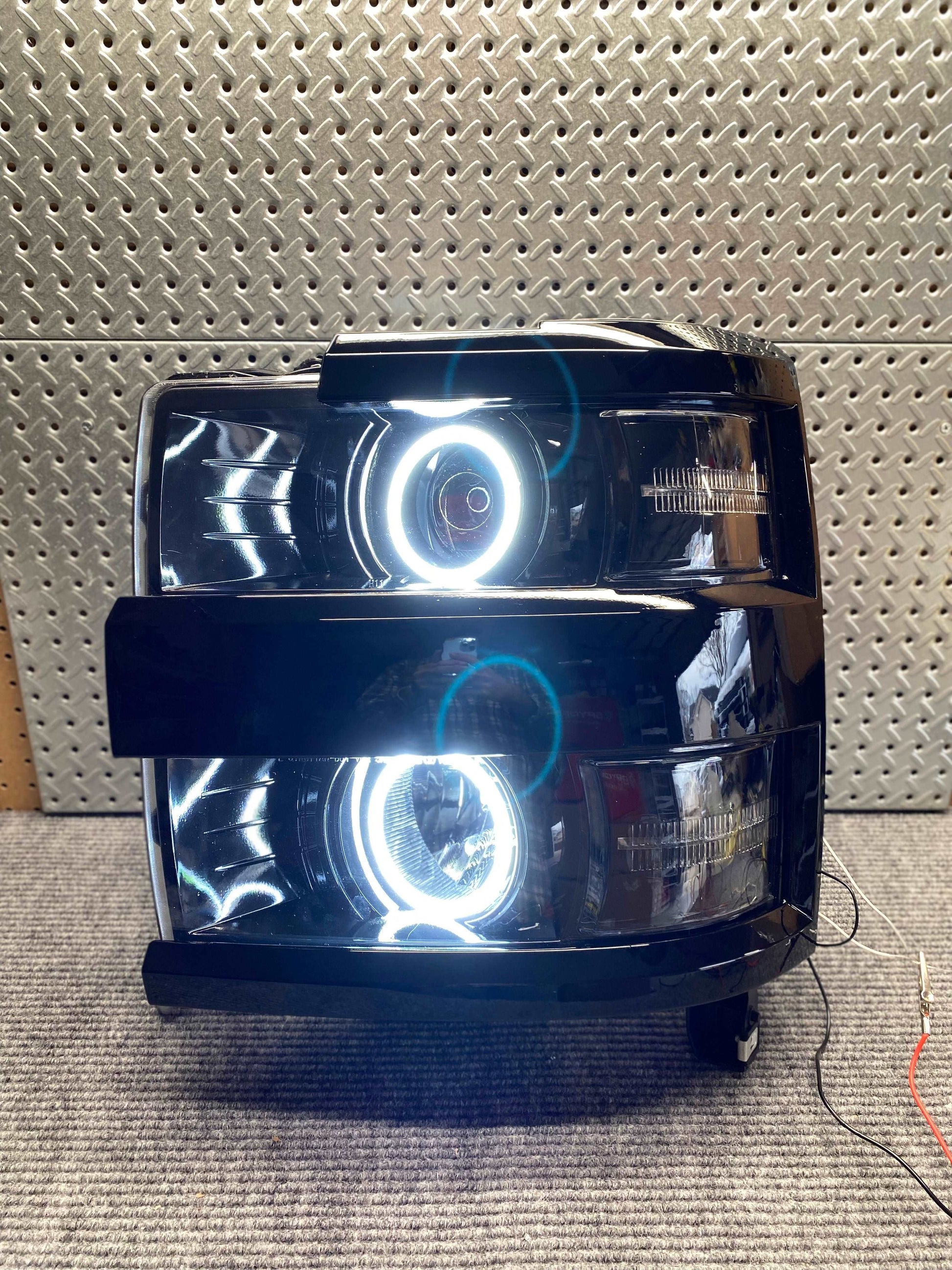 Silverado halo headlights 