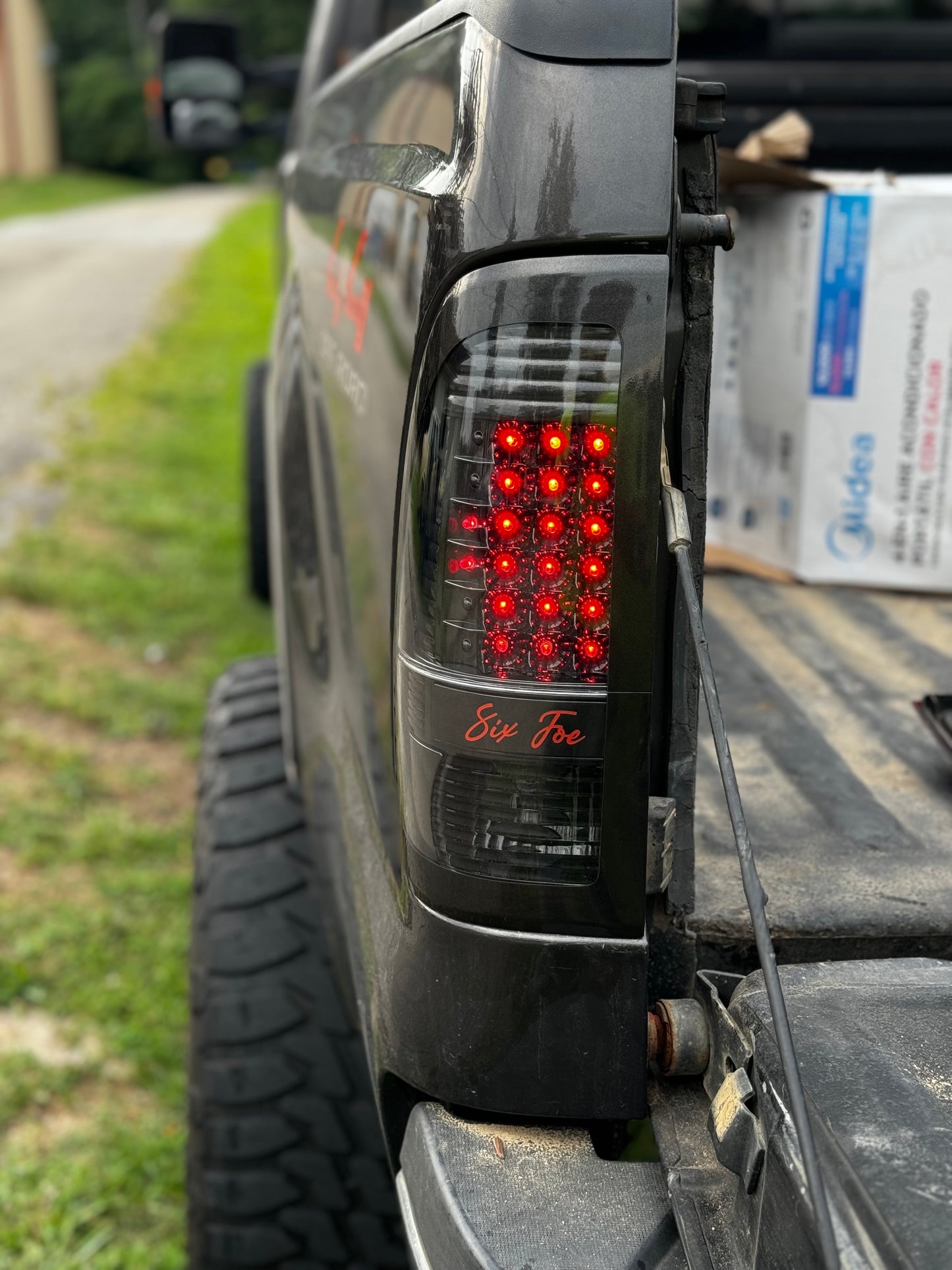 Color matched tail lights