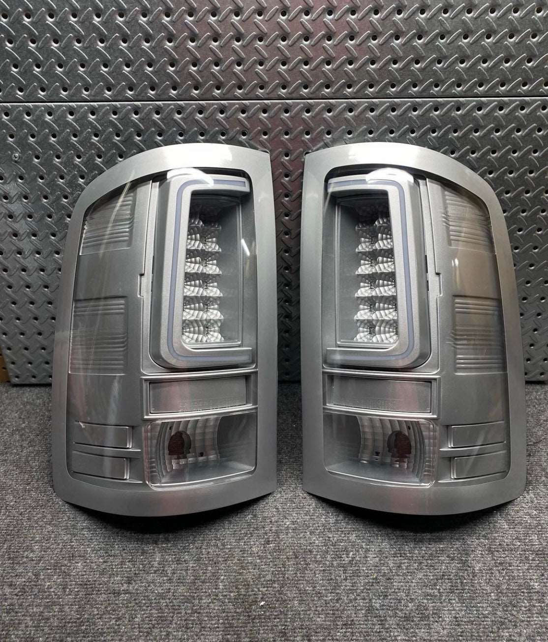 Paint matched Sierra tail lights