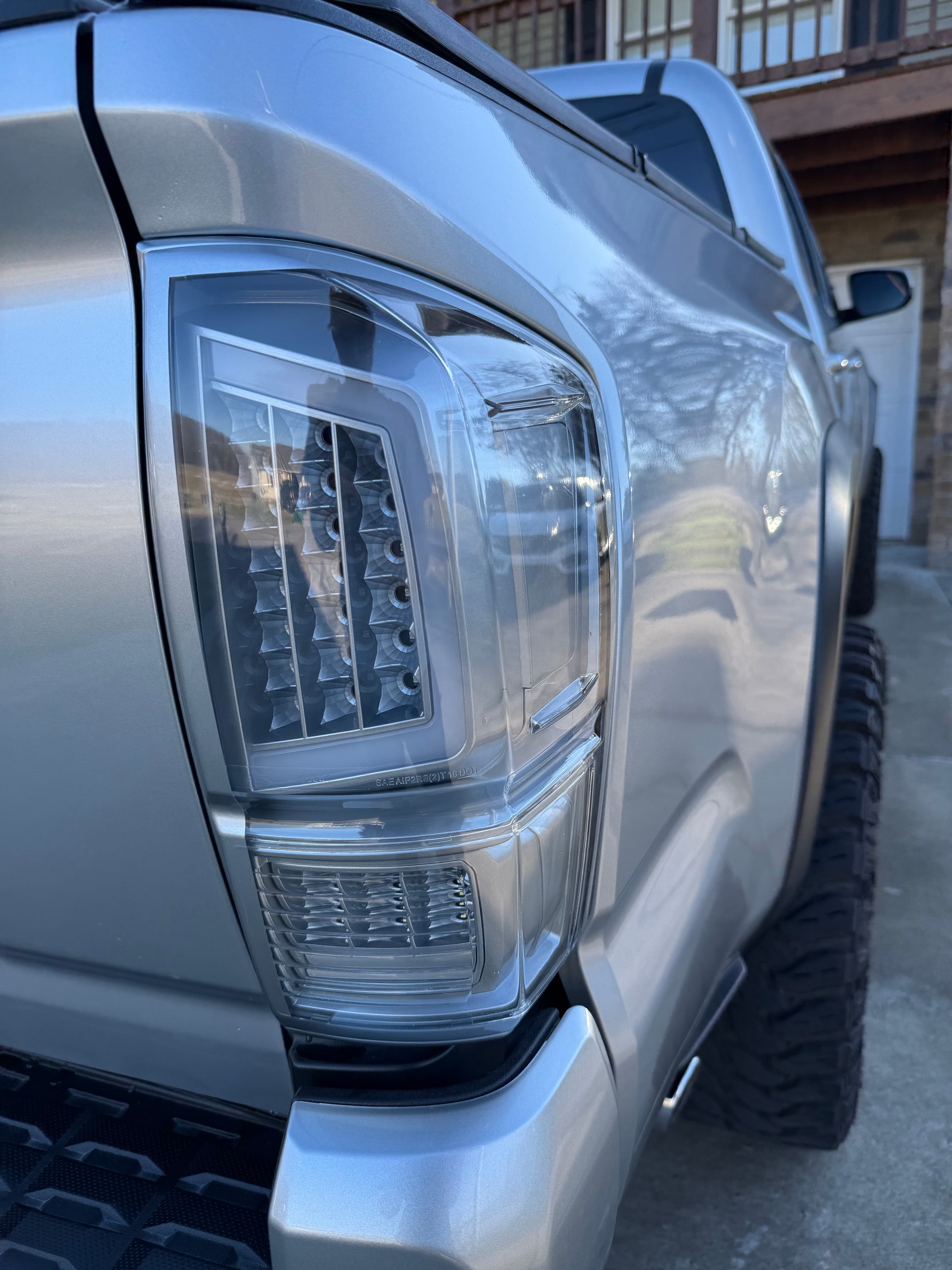 Color matched Tacoma tail lights