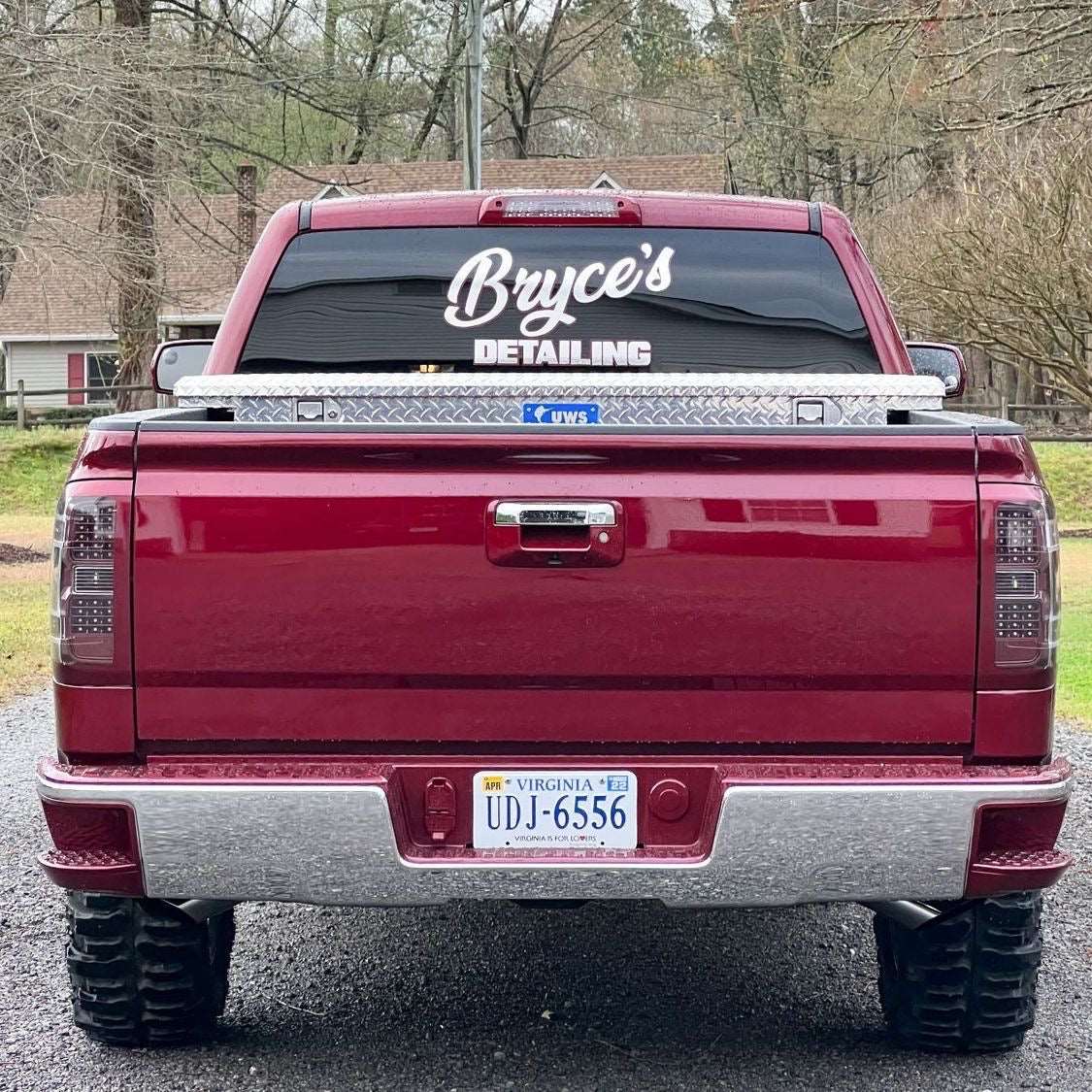 Paint matched Silverado tail lights