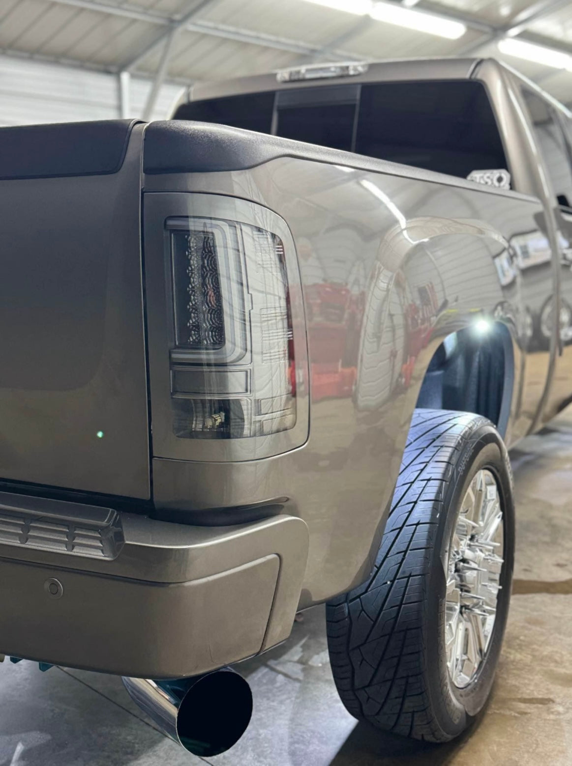 Color matched Sierra tail lights