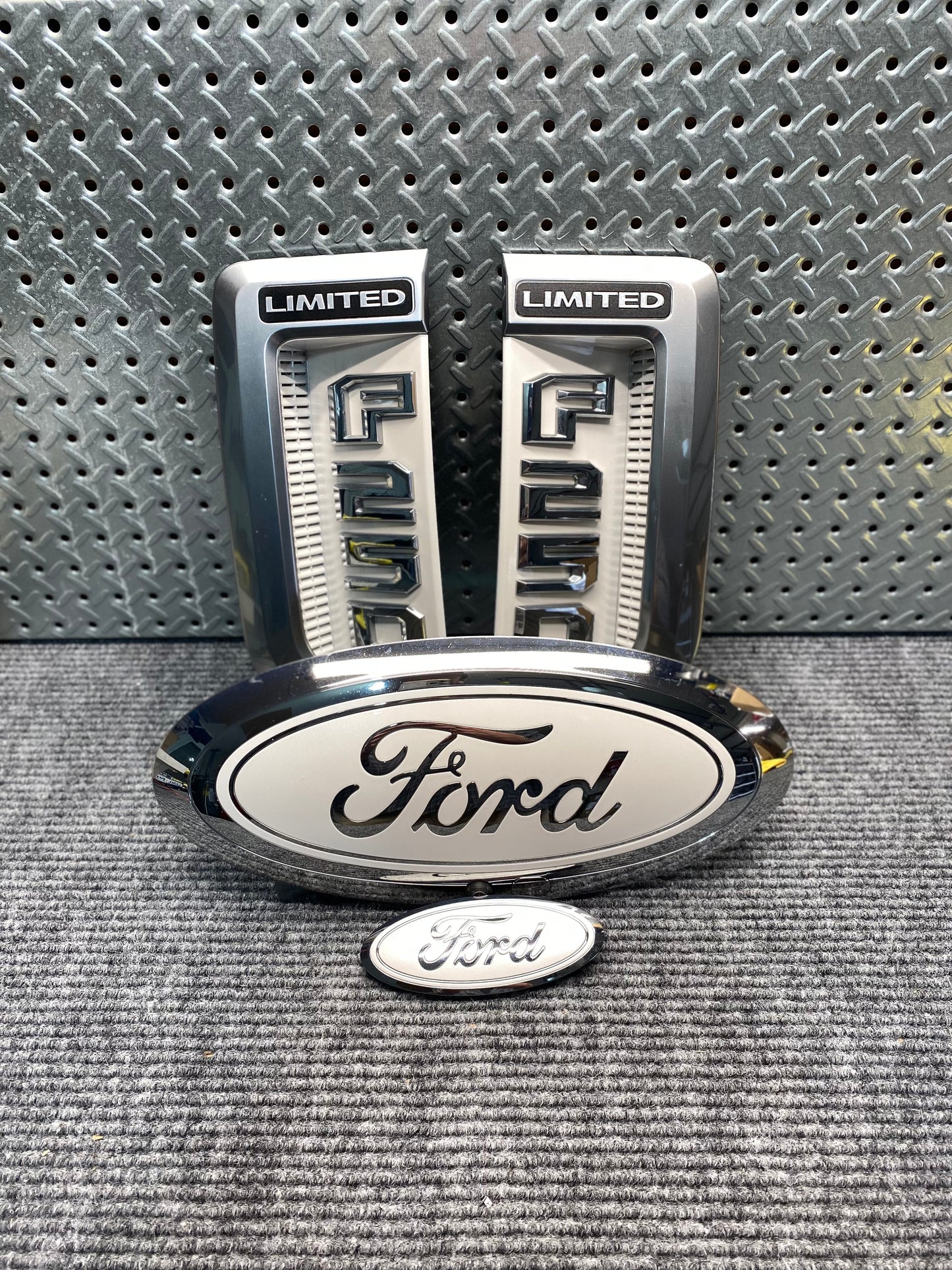 Color matched ford emblems