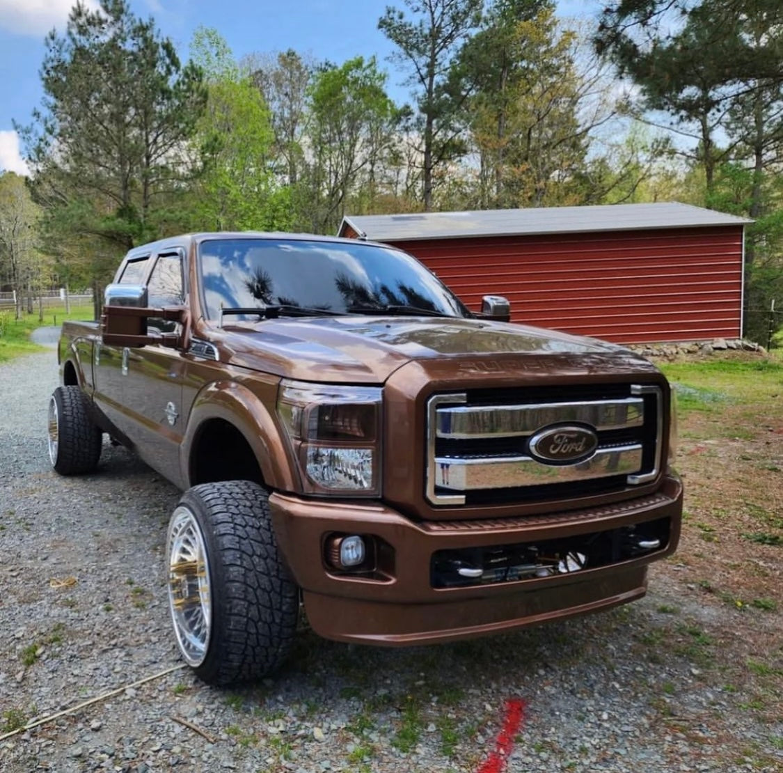 Color matched f250 headlights