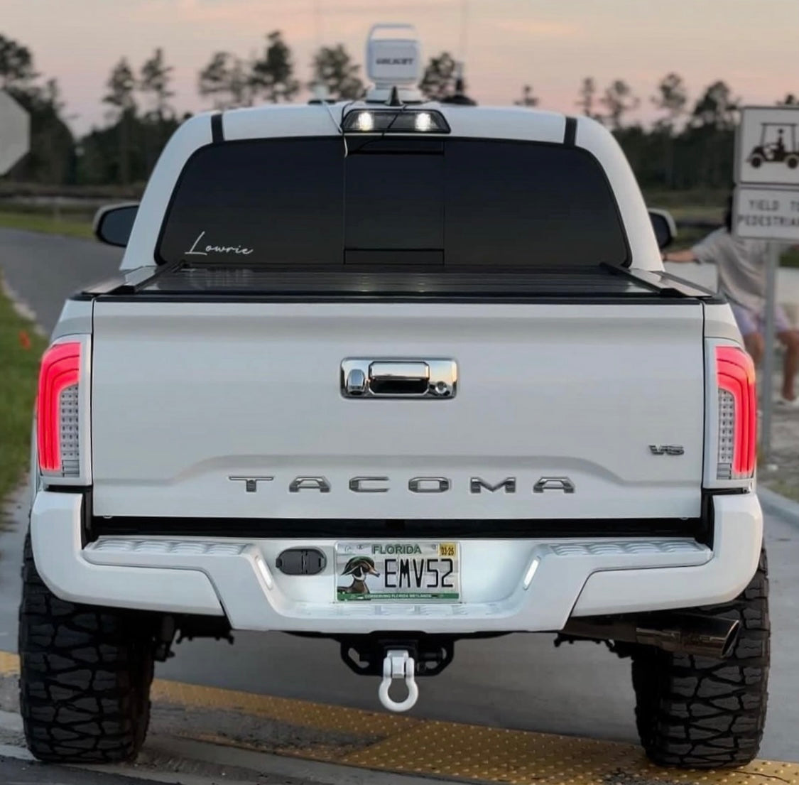 Colormatched Tacoma tail lights 