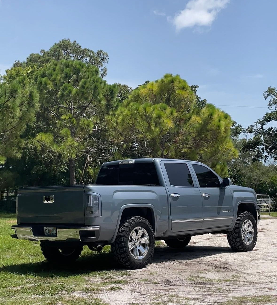 Color matched tail lights