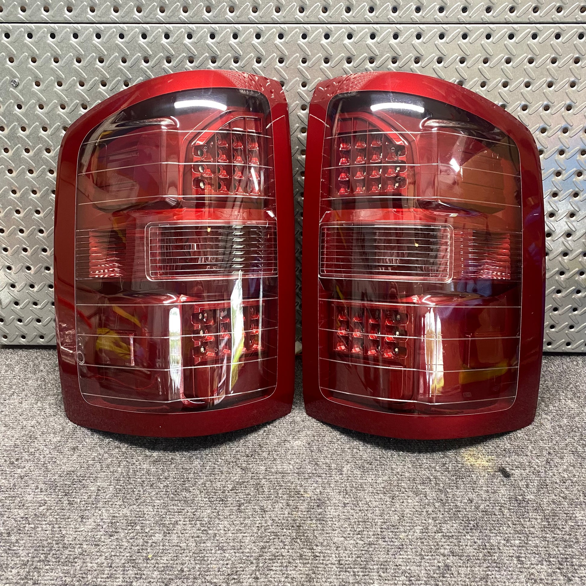 Color matched Sierra tail lights