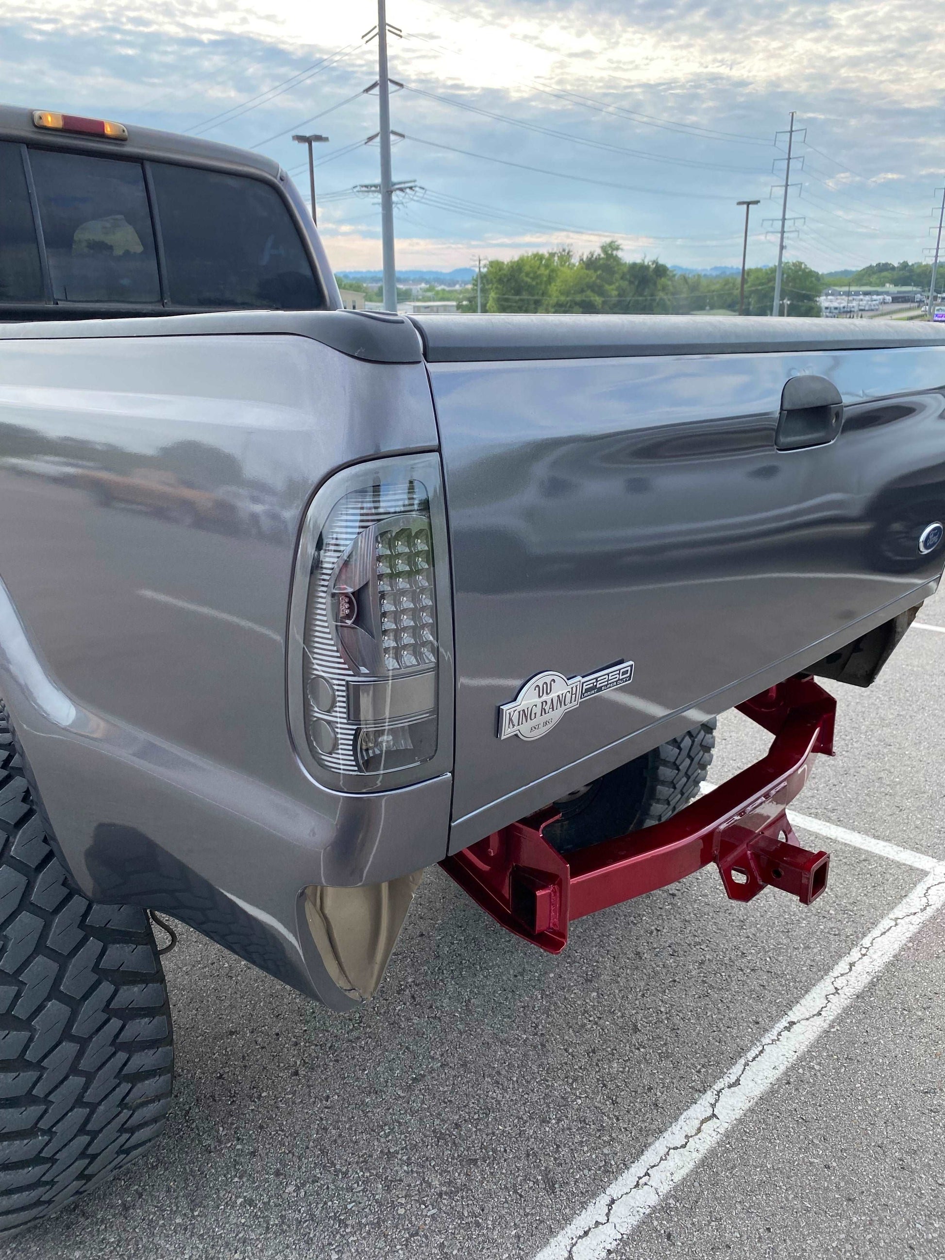 Colormatched f350 tail lights