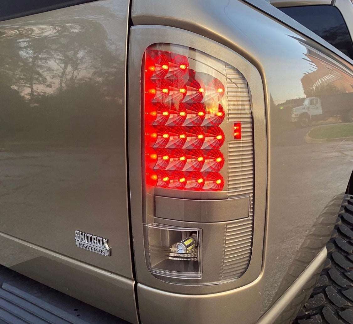 Color matched ram tail lights