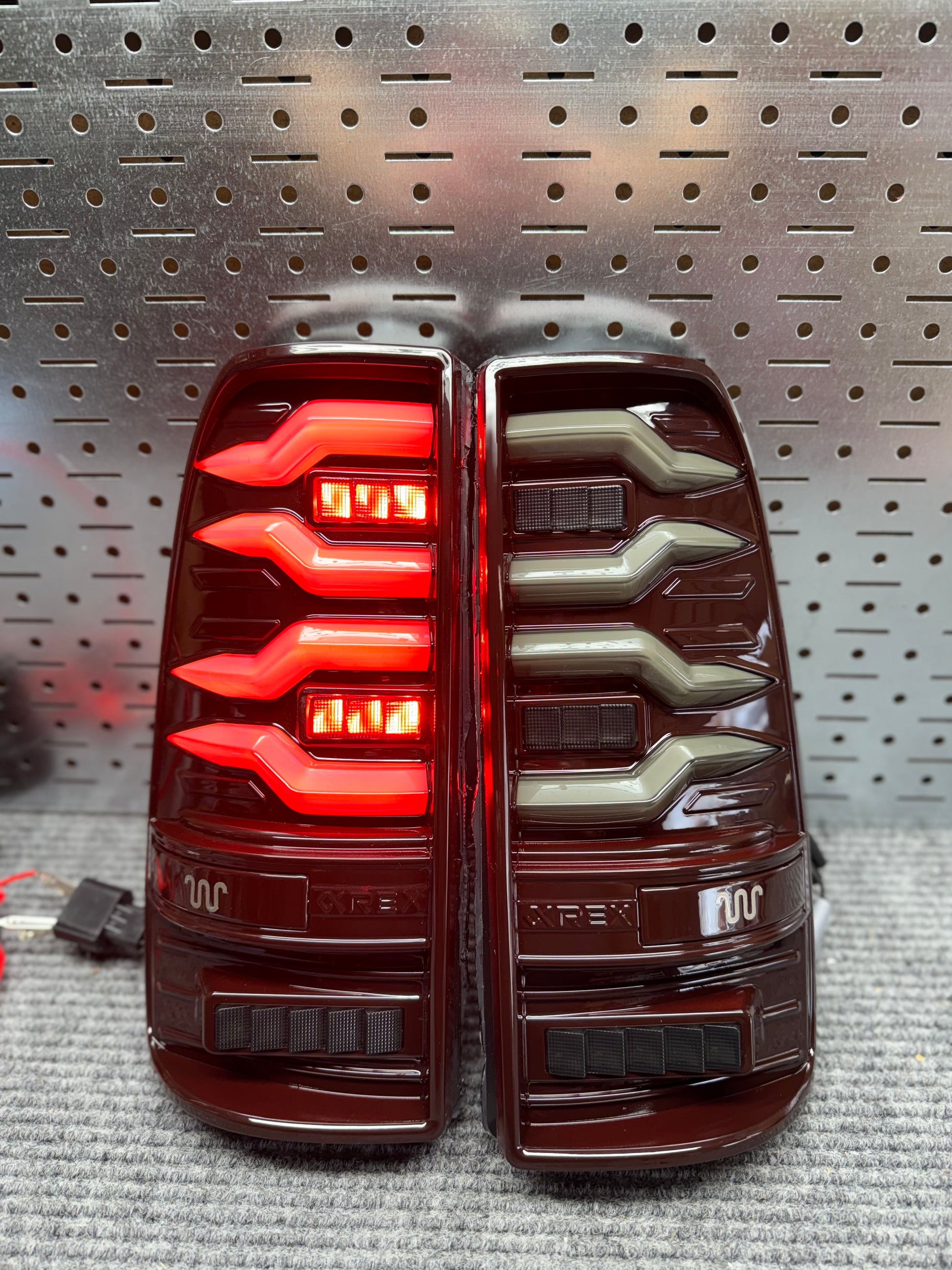 Color matched tail lights