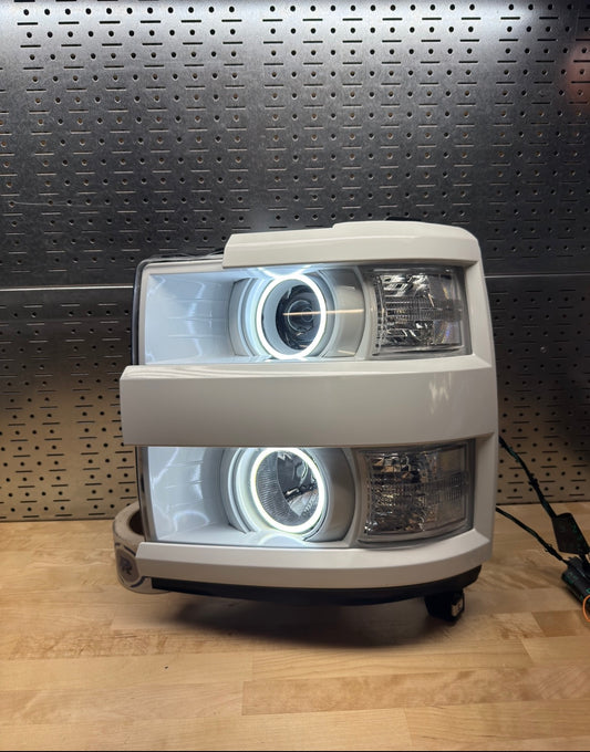 2015-2019 Color Matched Silverado 2500 3500 Headlights